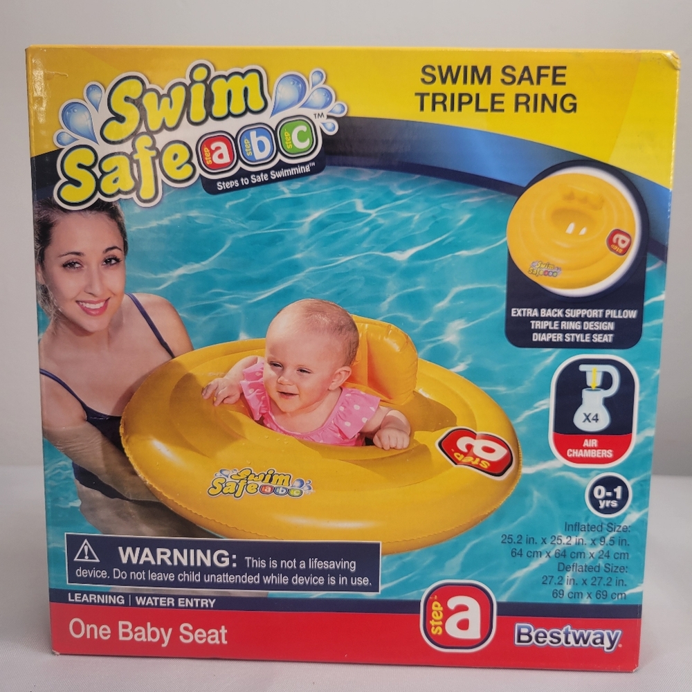 Swim Safe Inflatable Tube Step A For Baby - Diaper Style Seat